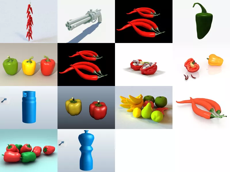 Top 14 Pepper 3D Models Most Recent 2022