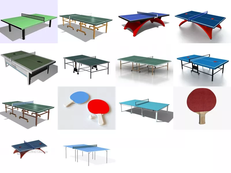 Top 14 Ping Pong 3D Models for Design Newest 2022