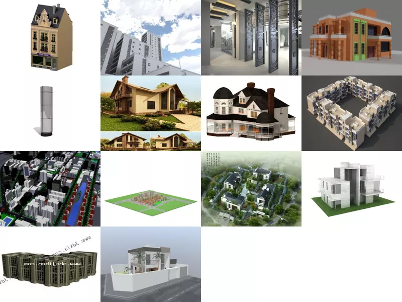 Top 14 Residence 3D Models for Rendering Newest 2022