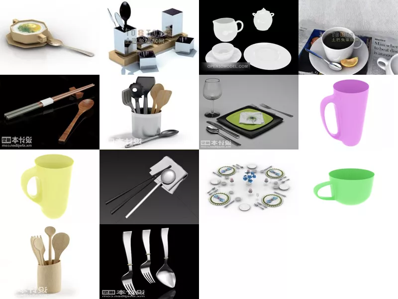 Top 14 Spoon 3D Models Newest 2022