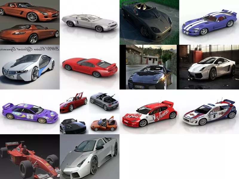 Top 14 Sport Car 3D Models for Rendering Latest 2022