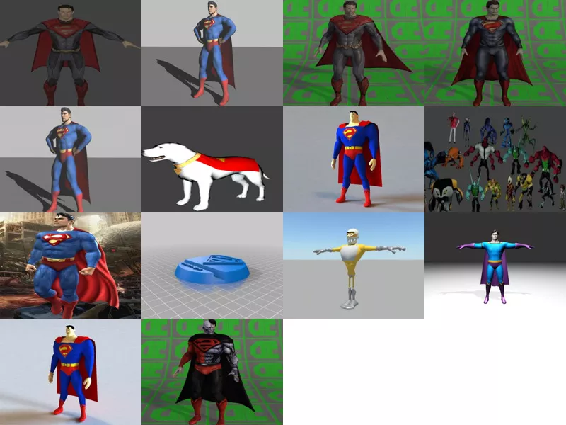 Top 14 Superman 3D Models for Free Most Recent 2022