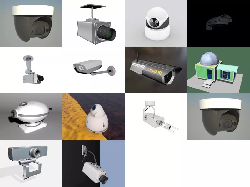 Top 14 Surveillance 3D Models Newest 2022