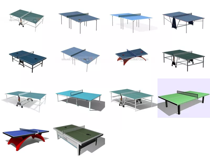 Top 14 Table Tennis Table 3D Models Latest 2022