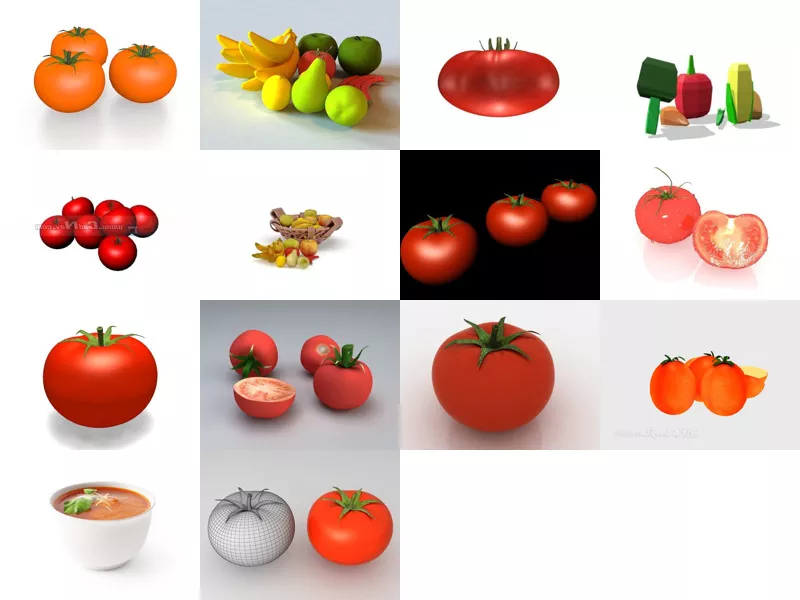 Top 14 Tomato 3D Models Stuff Most Recent 2022