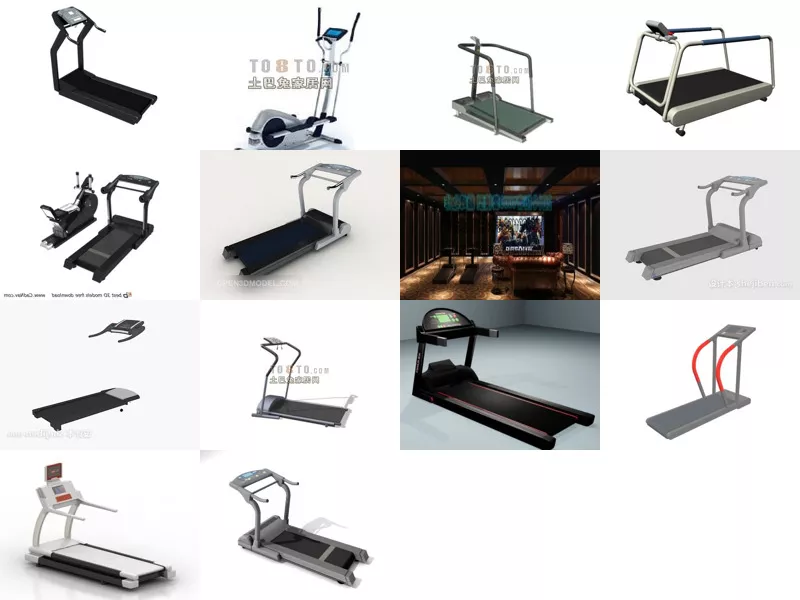 Top 14 Treadmill 3D Models Newest 2022