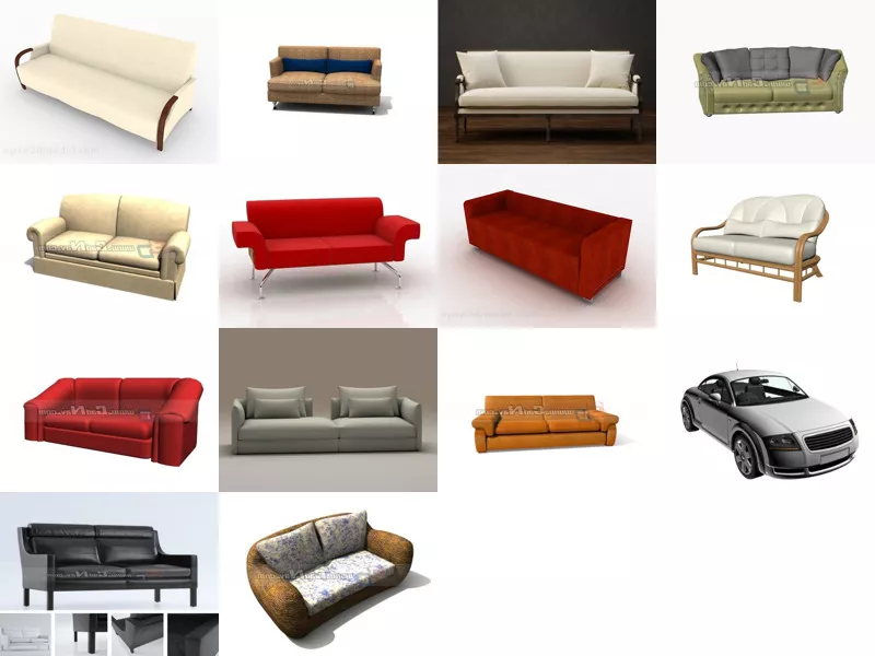 Top 14 Twoseater 3D Models for Free Latest 2022