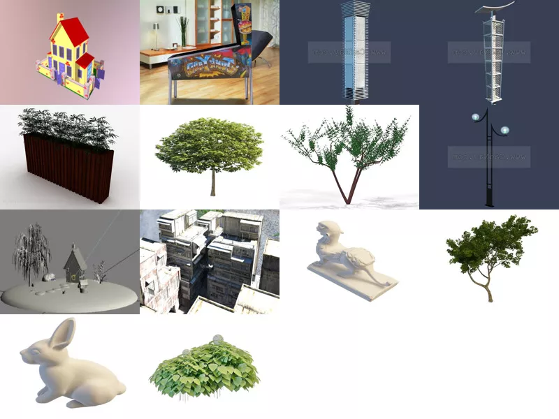 Top 14 Yard 3D Models for Design Most Recent 2022