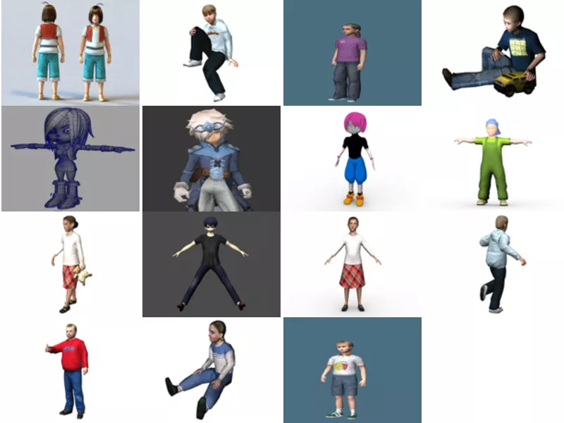 Top 15 Adolescent 3D Models Latest 2022