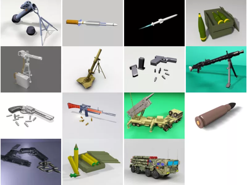 Top 15 Ammunition 3D Models Latest 2022