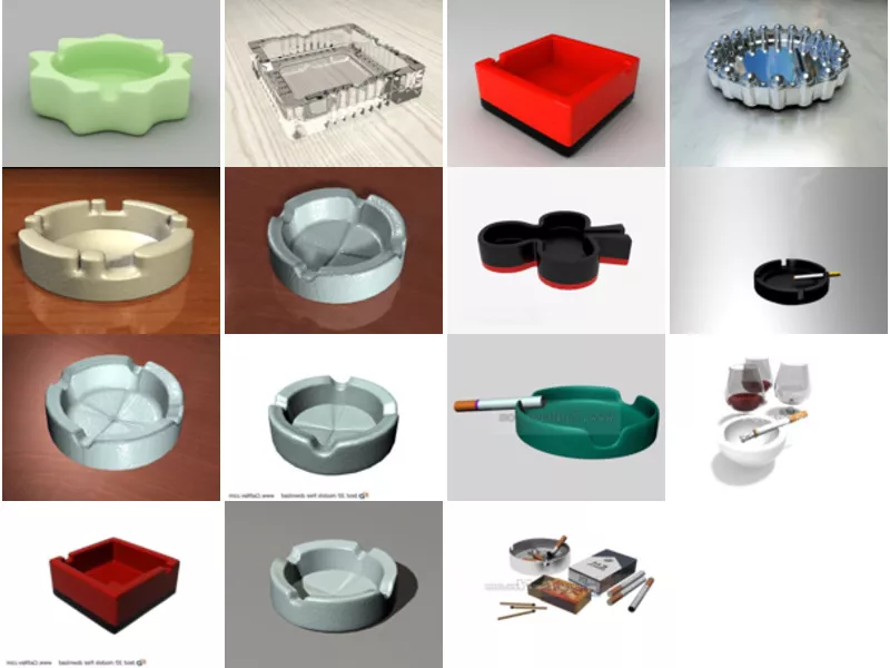 Top 15 Ashtray 3D Models Most Recent 2022