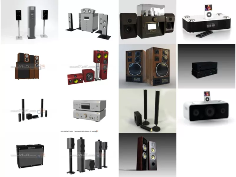 Top 15 Audio System 3D Models Resources Latest 2022