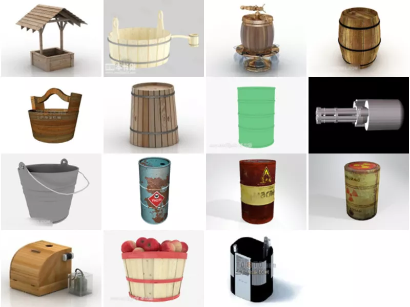 Top 15 Barrel 3D Models for Design Most Recent 2022