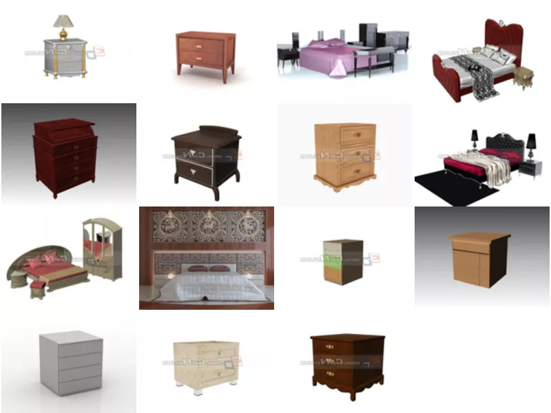 Top 15 Bedside Cabinet 3D Models Stuff Most Recent 2022