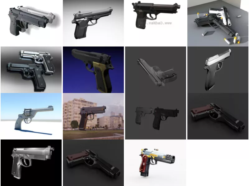 Top 15 Beretta 3D Models Most Recent 2022