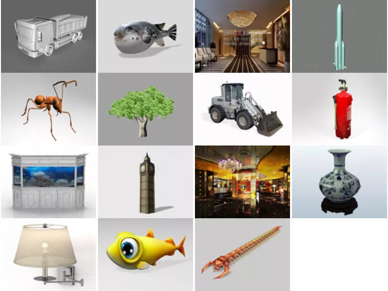 Top 15 Free 3D Big Models Newest 2022