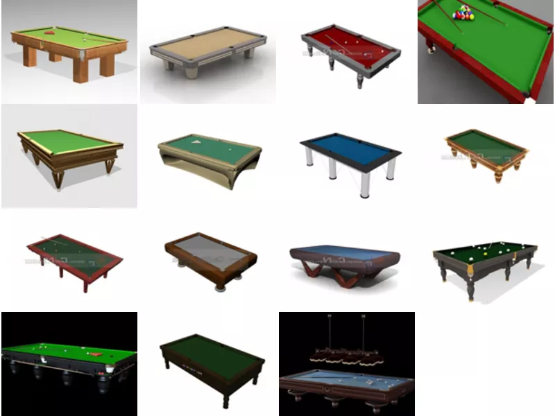Top 15 Billiard Table 3D Models Resources Most Recent 2022