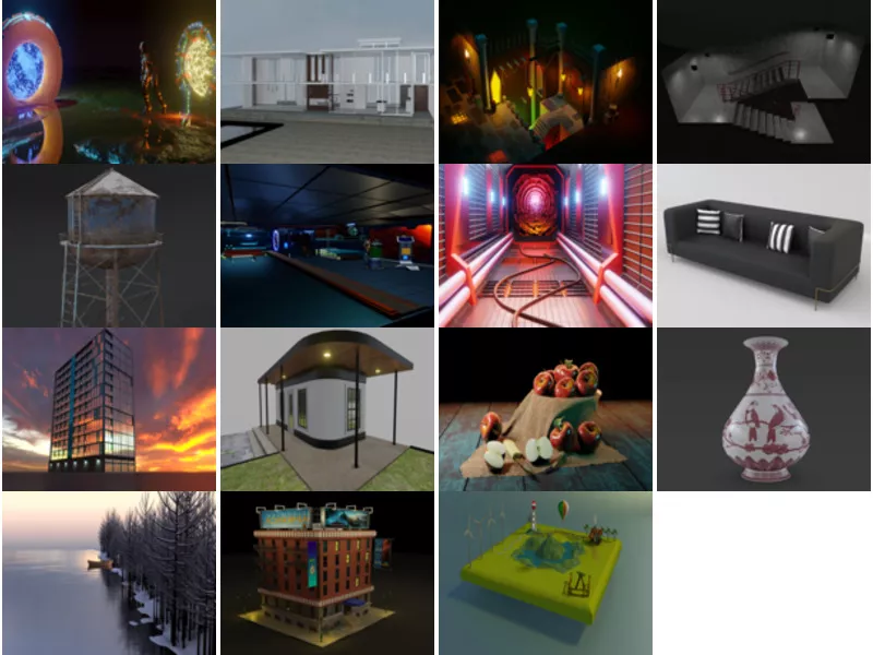 Top 15 Blender Architecture 3D Models Most Recent 2022
