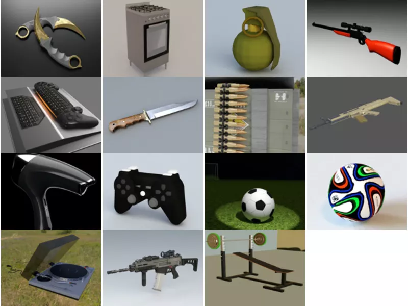 Top 15 Blender Equipment 3D Models Stuff Most Recent 2022