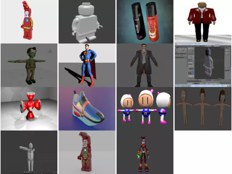 Top 15 Blender Man 3D Models Stuff Newest 2022
