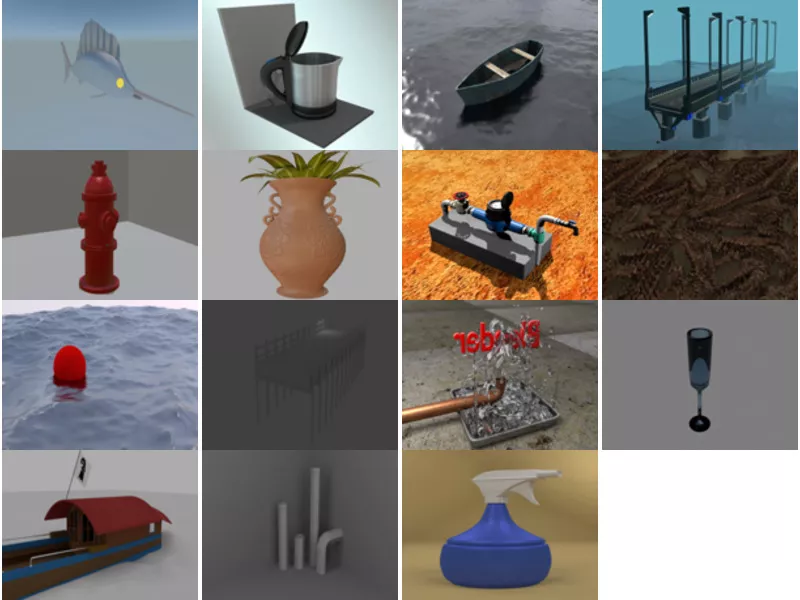 Top 15 Blender Water 3D Models Latest 2022