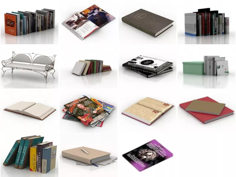 Top 15 Book Magazine 3D Models for Free Newest 2022
