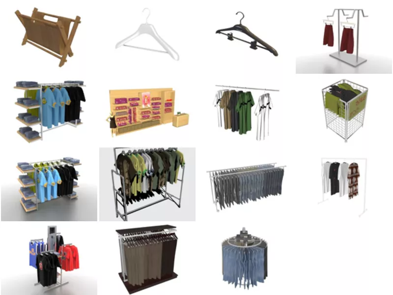 Top 15 Clothes Rack 3D Models Stuff Most Recent 2022
