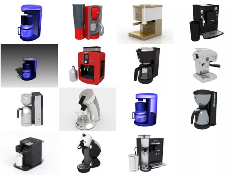 Top 15 Coffeemaker 3D Models Stuff Newest 2022