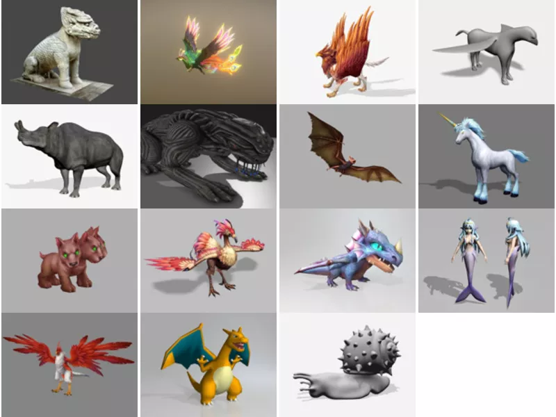 Top 15 Free 3D Creature Models Newest 2022