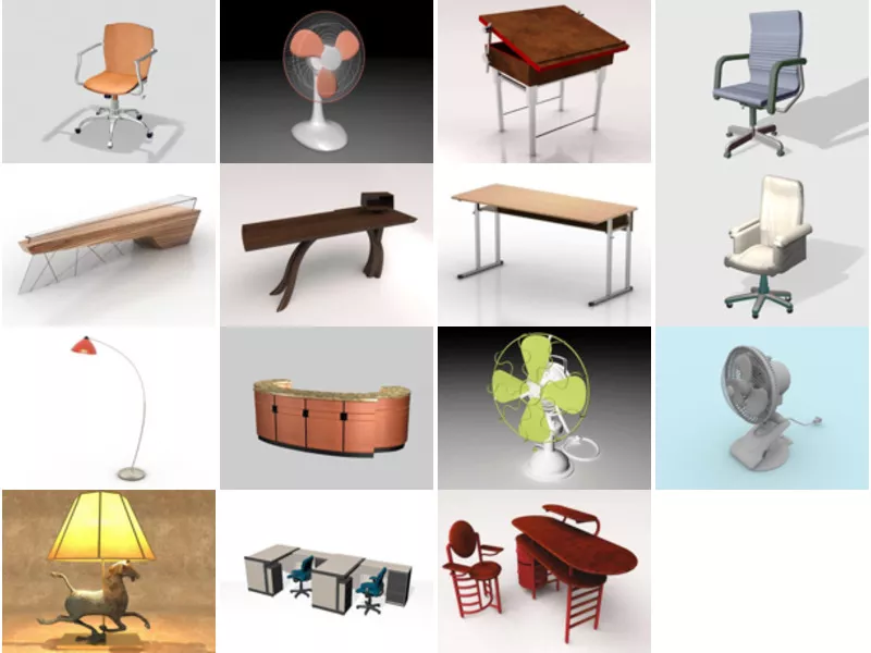 Top 15 Free 3D Desk Models for Design Latest 2022