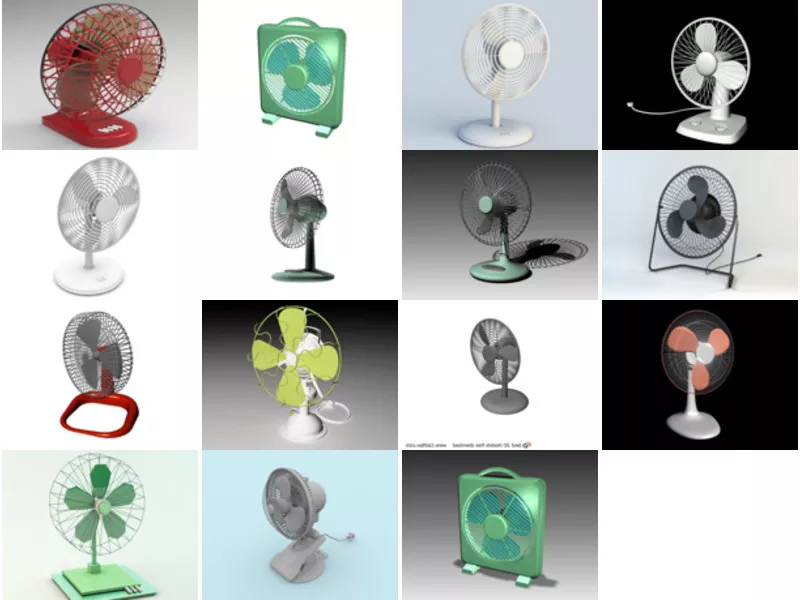 Top 15 Desk Fan 3D Models for Rendering Most Recent 2022