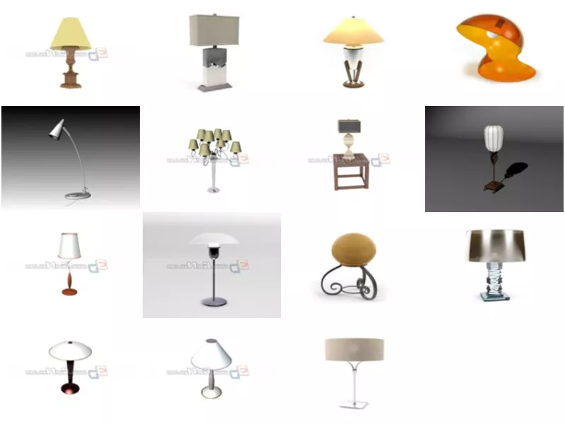 Top 15 Desk Light 3D Models Most Recent 2022