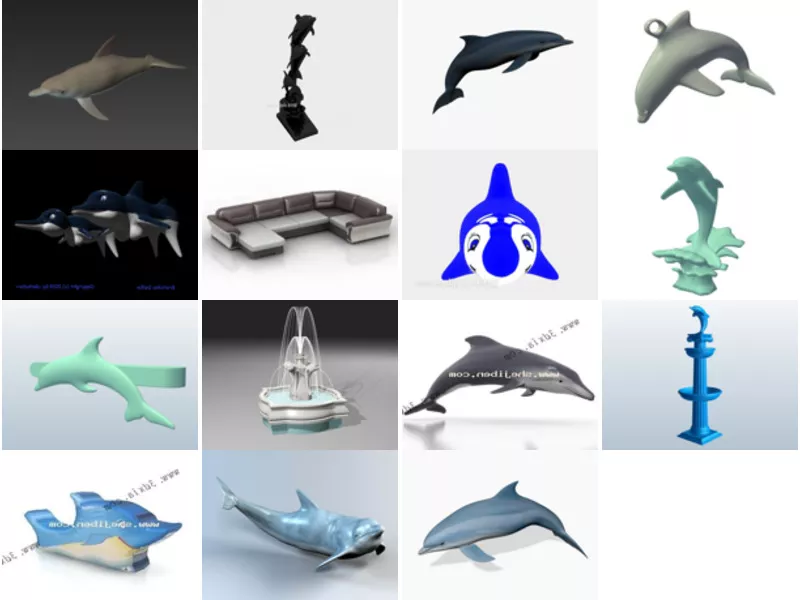 Top 15 Dolphin 3D Models Latest 2022