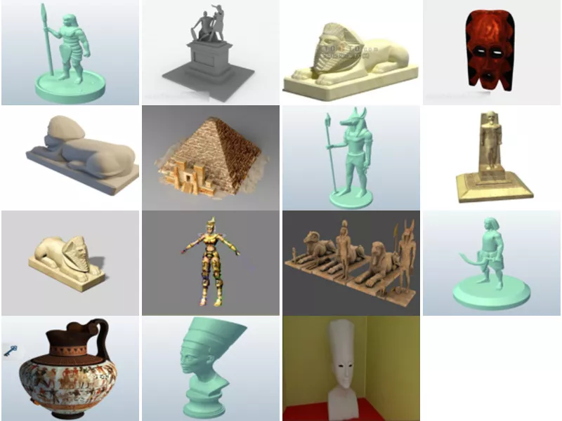 Top 15 Egyptian 3D Models for Rendering Most Recent 2022
