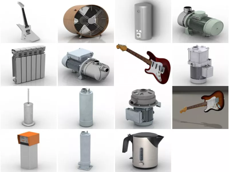 Top 15 Free 3D Electric Models Latest 2022