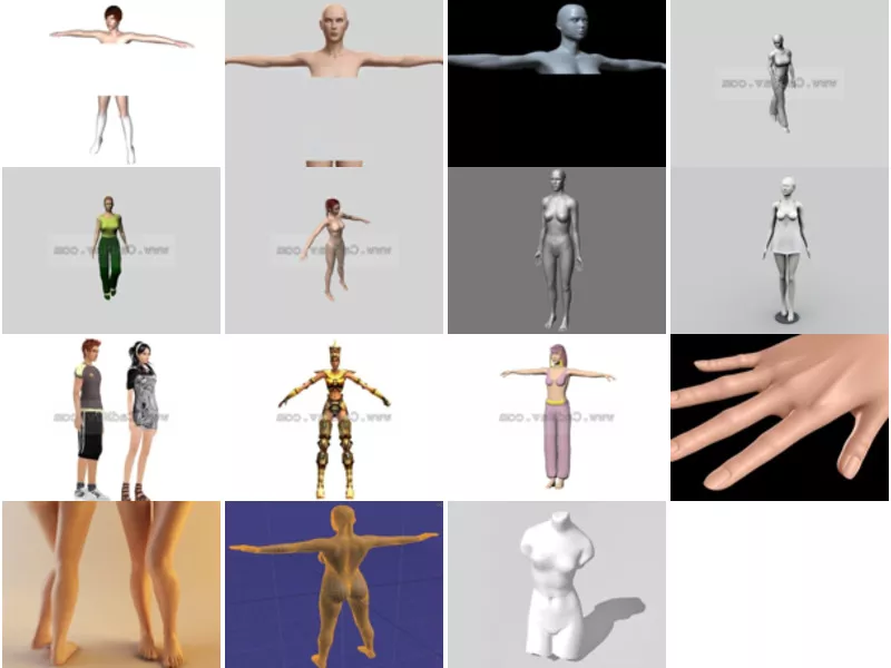 Top 15 Female Body 3D Models for Free Most Recent 2022