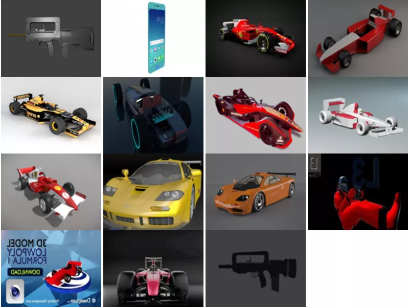 Top 15 Formula1 3D Models for Design Latest 2022