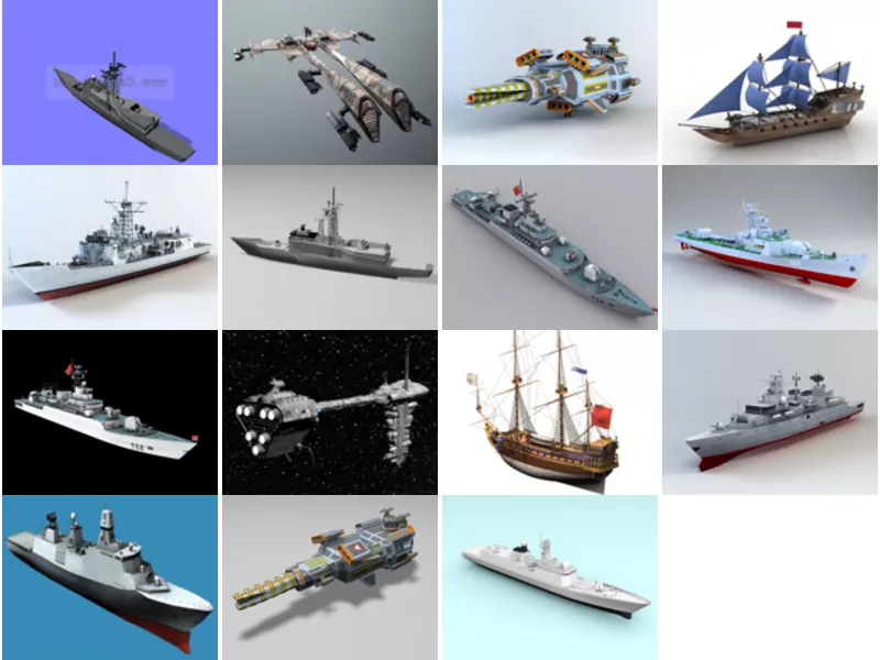 Top 15 Frigate 3D Models for Free Latest 2022