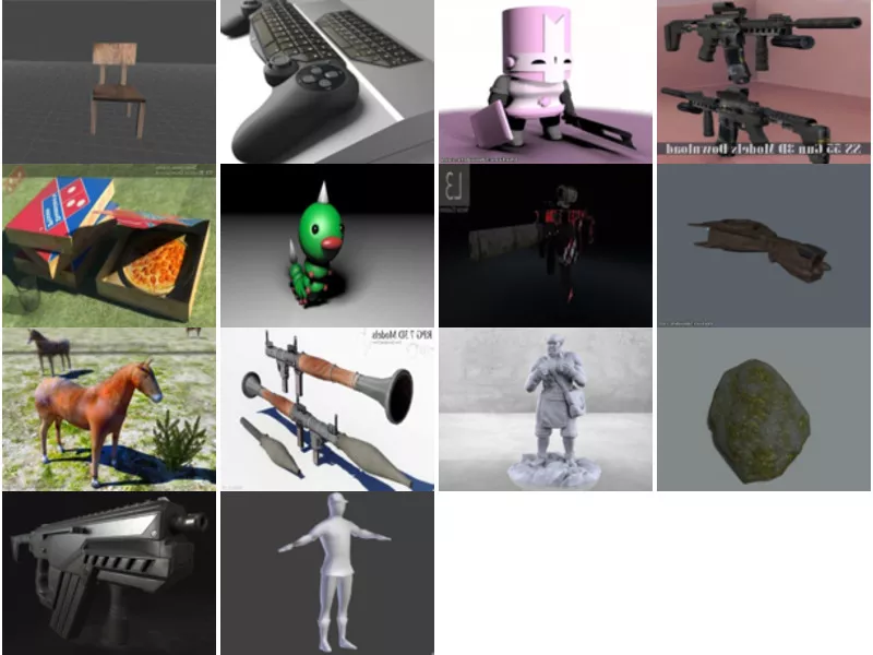 Top 15 Free 3D Games Models for Rendering Newest 2022