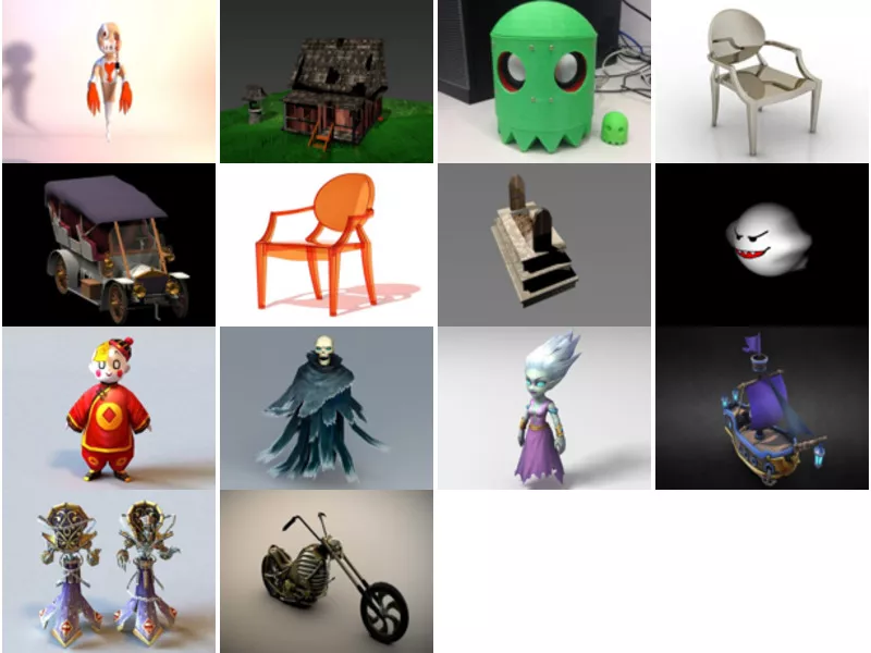 Top 15 Ghost 3D Models Newest 2022