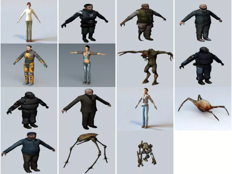 Top 15 Half Life 3D Models Newest 2022