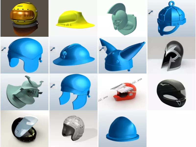 Top 15 Helmet 3D Models Most Recent 2022