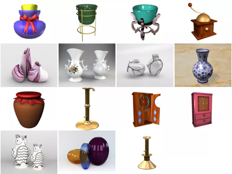 Top 15 Free 3D Home Decorations Models Newest 2022