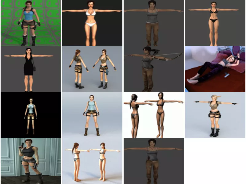 Top 15 Lara 3D Models Latest 2022