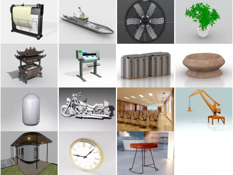 Top 15 Free 3D Large Models Latest 2022