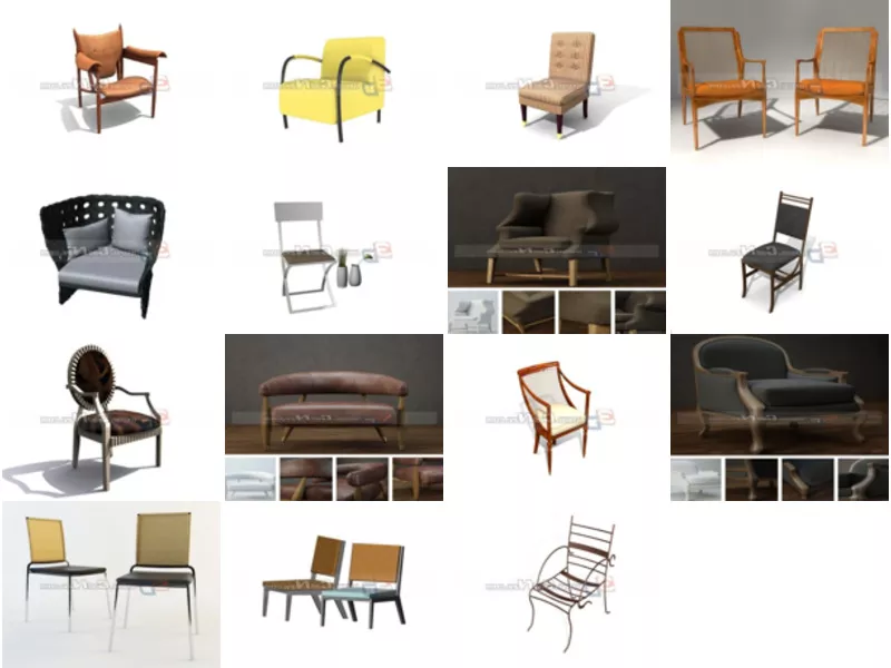 Top 15 Leisure Chair 3D Models for Design Most Recent 2022