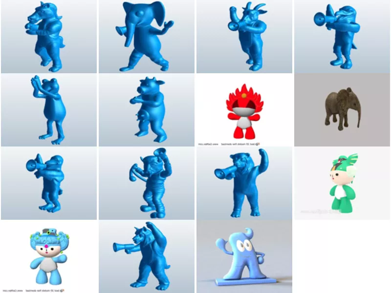 Top 15 Mascot 3D Models for Free Newest 2022