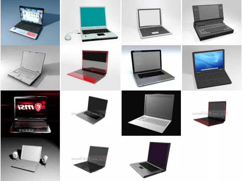 Top 15 Notebook Computer 3D Models Newest 2022