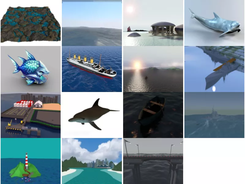 Top 15 Ocean 3D Models for Rendering Newest 2022