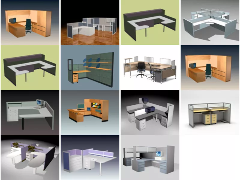 Top 15 Office Cubicle 3D Models Resources Newest 2022